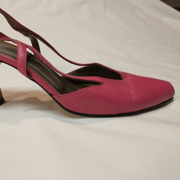 Vintage Yves Saint Laurent YSL slingback heels size 7 - Picture 3 of 16